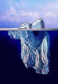 Минимизация товарных запасов на примере айсберга