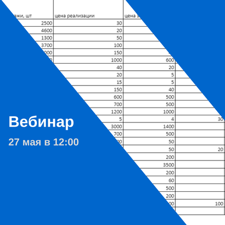 Вебинар "ABC, XYZ, FMR, VEN, RFM - о чем все эти буквы? Как анализировать запасы и принимать управленческие решения."