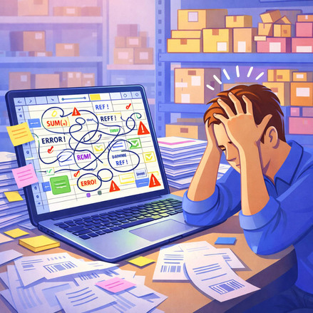 12 недостатков управления запасами в Excel