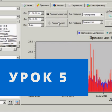 Вкладка «Продажи»